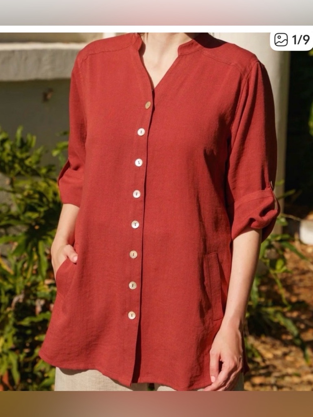 Fridaze - Annie's Linen Shirt size medium